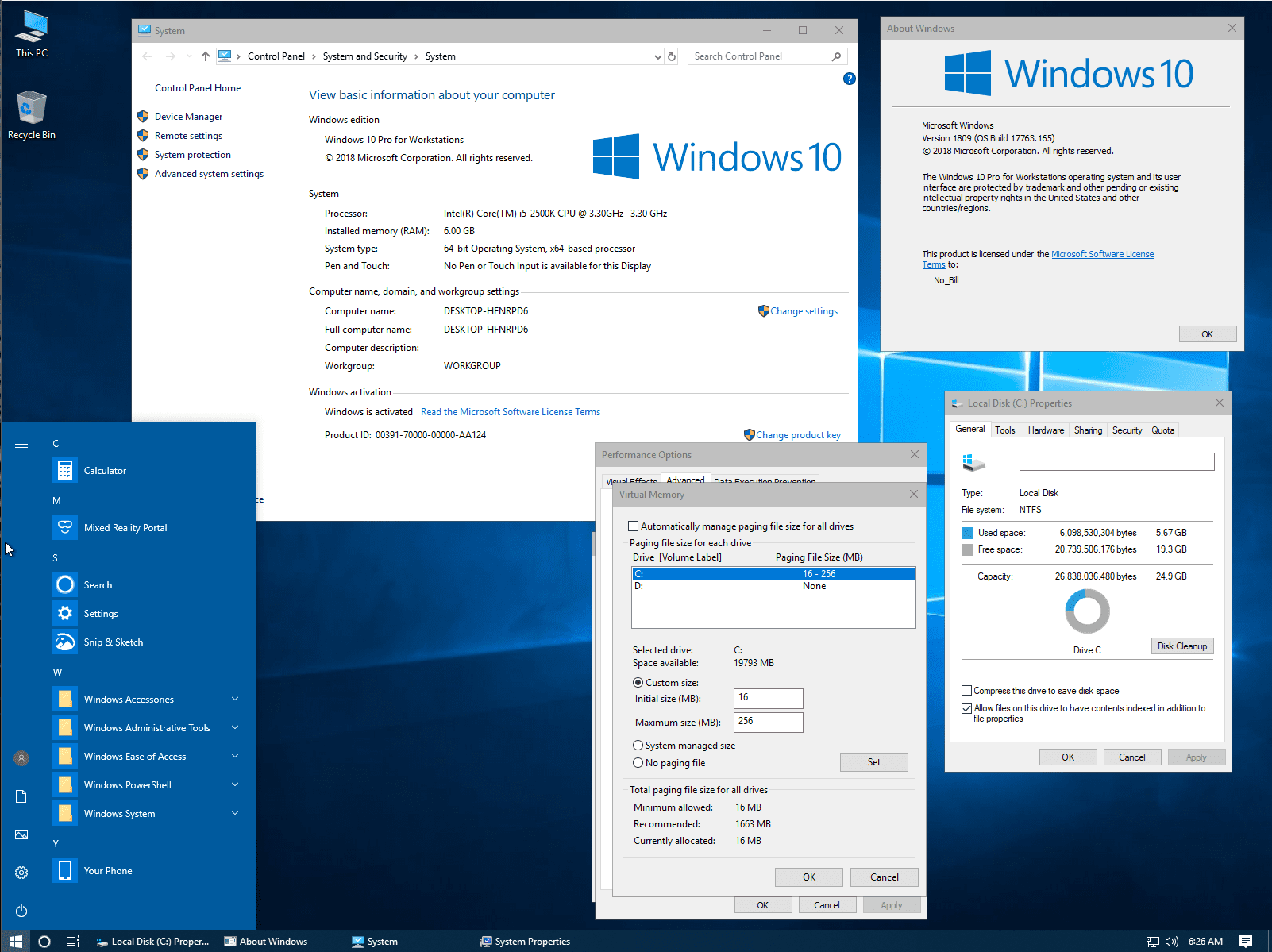 windows 10 pro workstation product key free