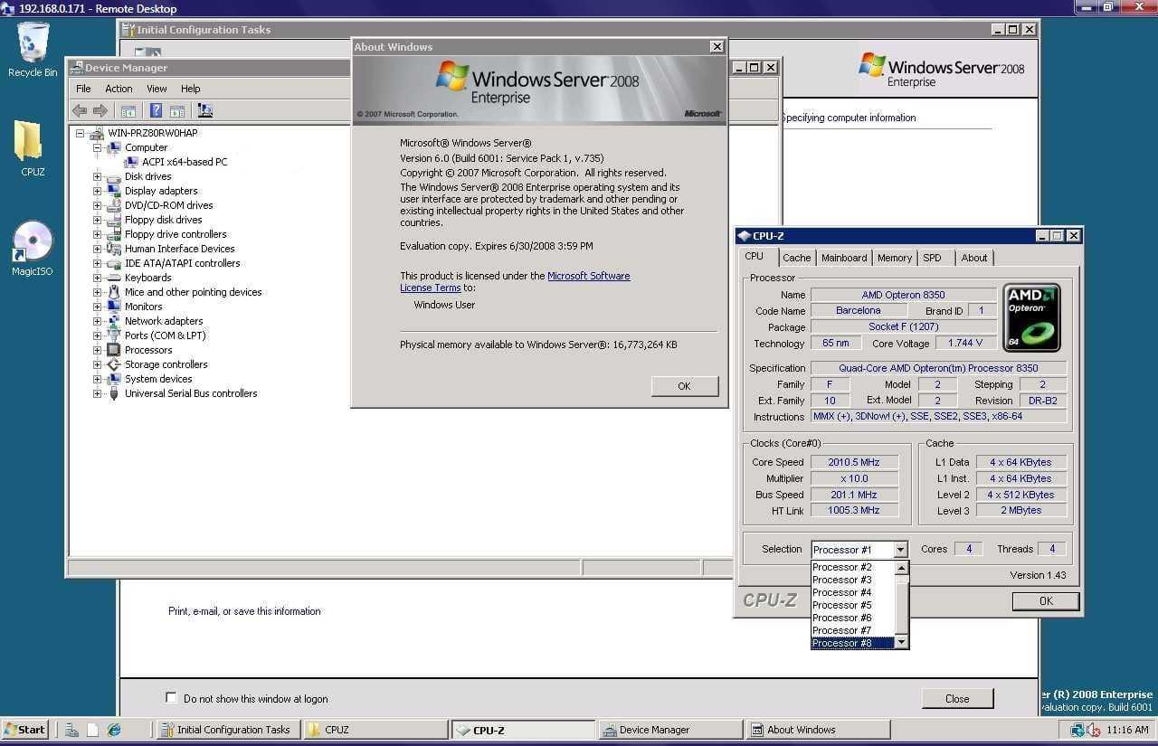 vnc windows 2008 server r2