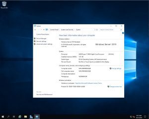 Настройка windows server 2019 standard для 1с