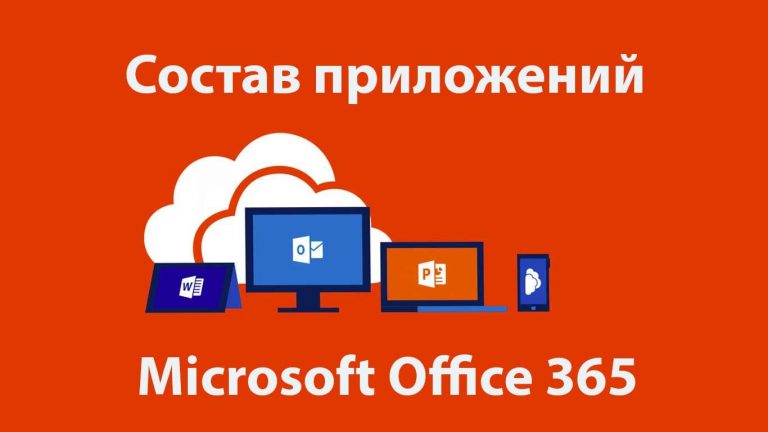 Состав приложений Microsoft Office