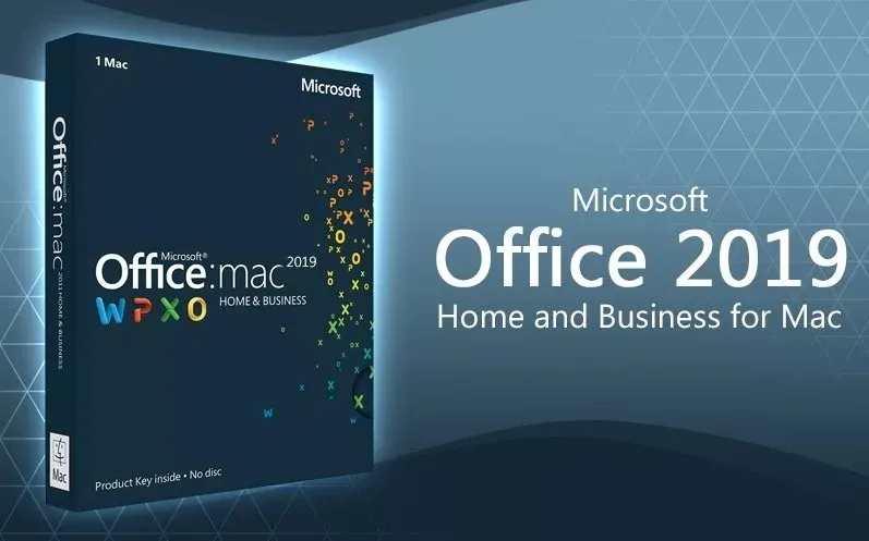 Бессрочная лицензия Microsoft Office 2019 для Mac