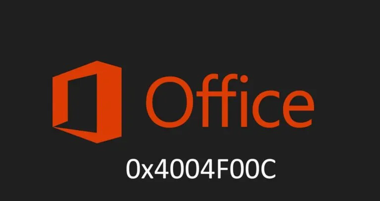 Ошибка в Office: 0x4004F00C | Для автоматической активации необходимо подключение к корпоративной сети