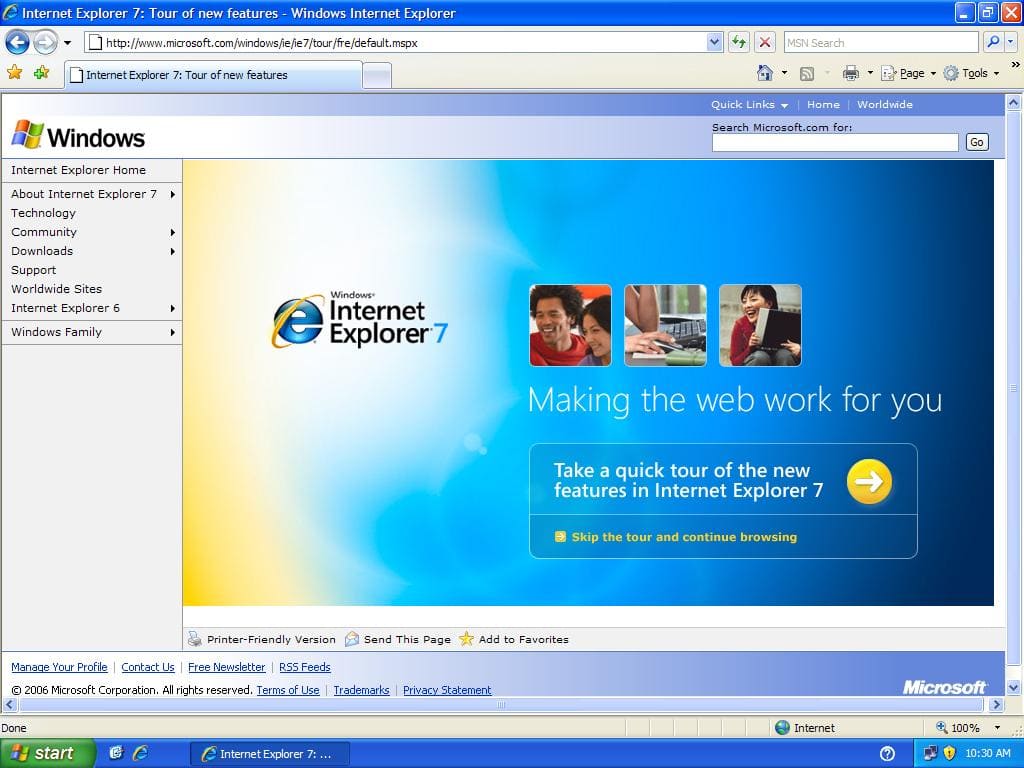 microsoft catalog internet explorer 10 english