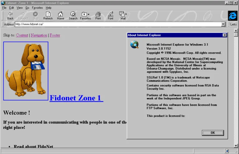 Скачать Internet Explorer 3 | IE 3
