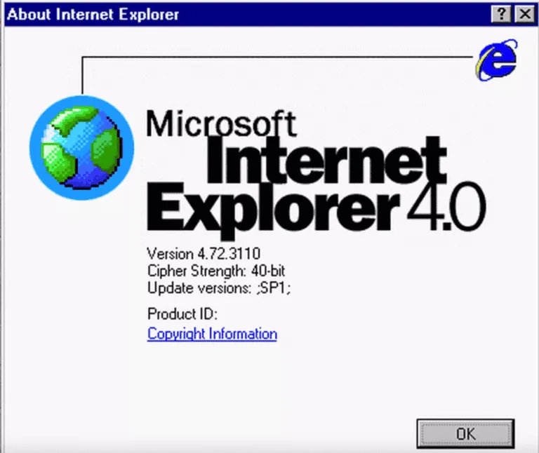 Скачать Internet Explorer 4 | IE 4