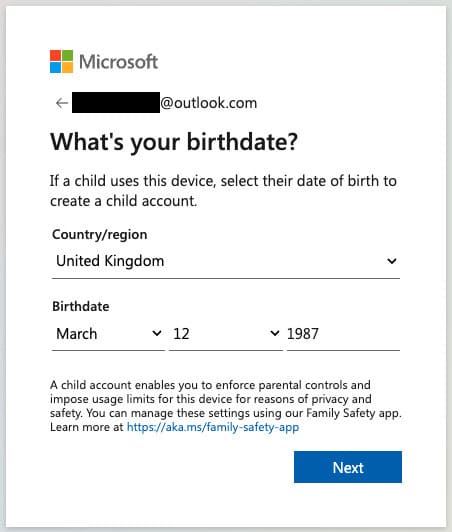 What's your birthdate? - Microsoft