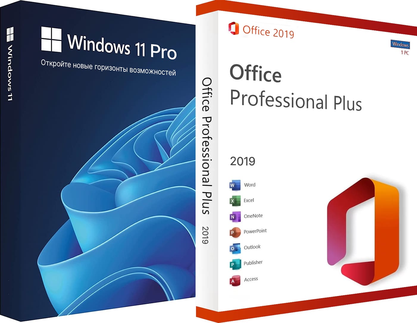 купить комплект Windows 11 home + microsoft office 2019 pro plus