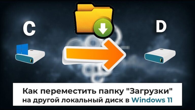 Как изменить папку загрузки Windows 11
