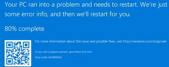 Ошибка запуска домена в Active Directory — 0xc00002e2