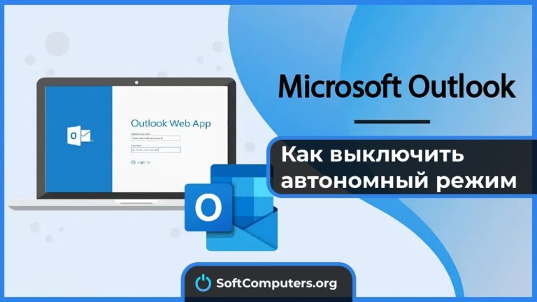 Microsoft Outlook — Выключить автономный режим