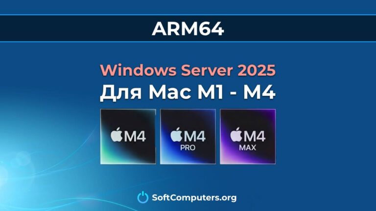 Windows Server 2025 для Mac на M1 — M4