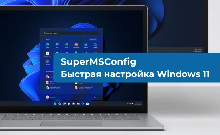 SuperMSConfig — Быстрая настройка Windows 11