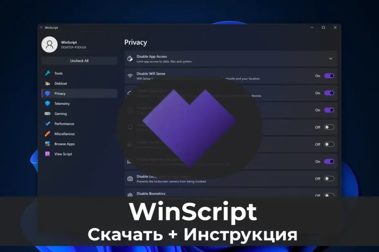 WinScript: Скачать + Инструкция