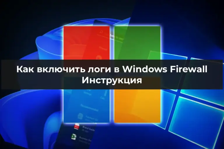Как включить логи в Windows Firewall — Инструкция