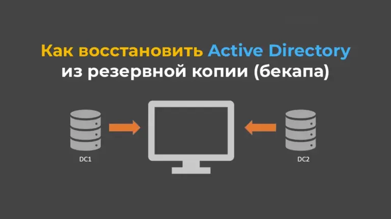 Как восстановить Active Directory из резервной копии (бекапа)