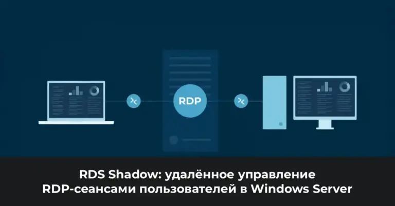RDS Shadow: удалённое управление RDP-сеансами пользователей в Windows Server