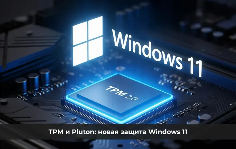 TPM и Pluton: новая защита Windows 11 — как работает и зачем нужна