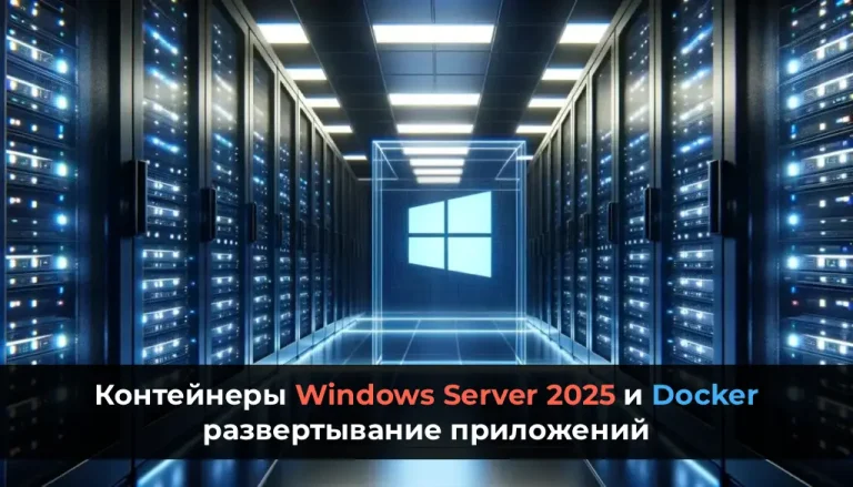 Контейнеры Windows Server 2025 и Docker: развертывание приложений