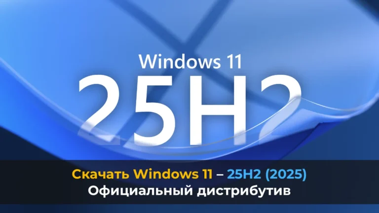 Скачать Windows 11 – 25H2 (2025) — Официальный дистрибутив