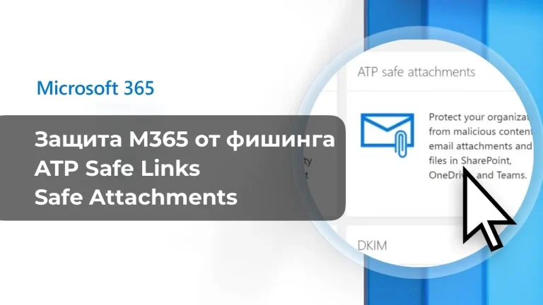Защита M365 от фишинга: Настройка ATP Safe Links и Safe Attachments