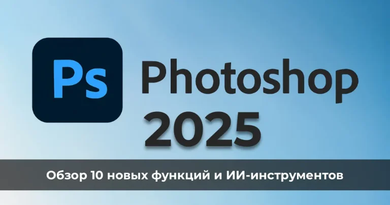 Photoshop 2025: Обзор 10 новых функций и ИИ-инструментов