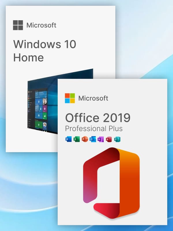 Купить Windows 10 Home + Office 2019 Professional Plus