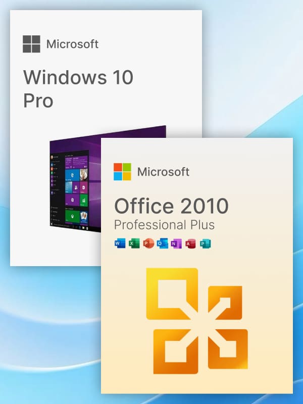 Купить Windows 10 Pro + Office 2010 Professional Plus