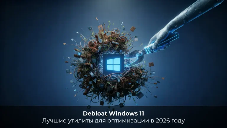 Debloat Windows 11: Лучшие утилиты для оптимизации в 2026 году