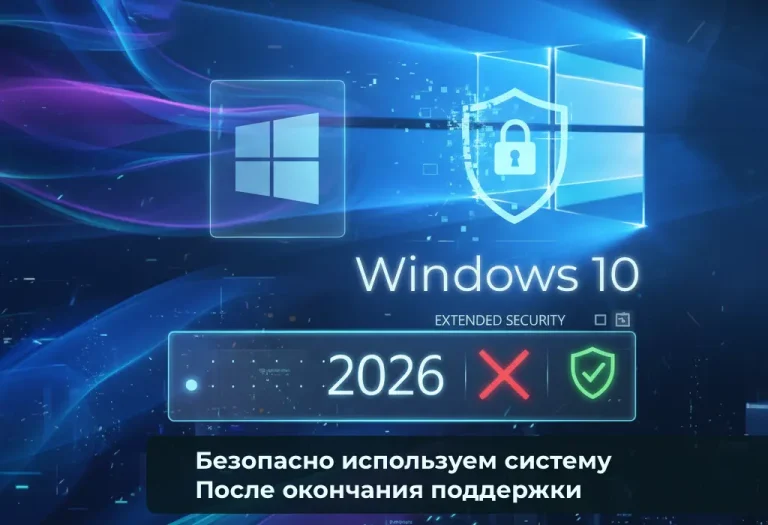 Windows 10 в 2026 году: как безопасно использовать систему после окончания поддержки