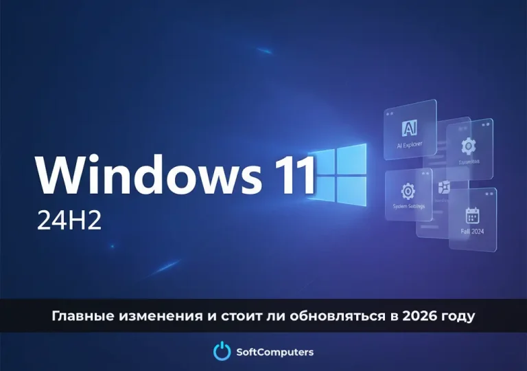 Windows 11 24H2: Главные изменения и стоит ли обновляться в 2026 году