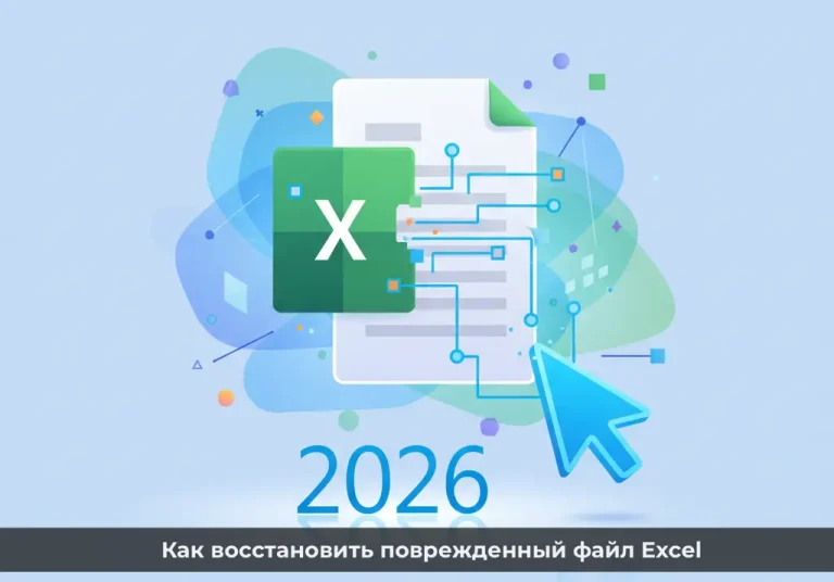 Как восстановить поврежденный файл Excel: все способы 2026