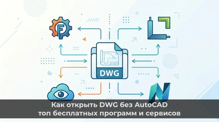 Как открыть DWG без AutoCAD: топ бесплатных программ и сервисов