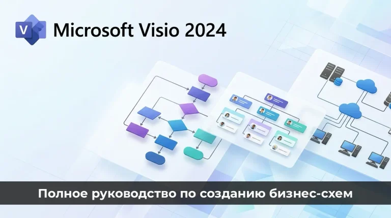Microsoft Visio 2024: полное руководство по созданию бизнес-схем