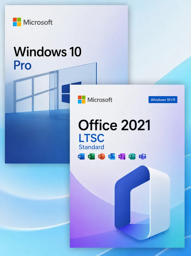 Купить Windows 10 Pro + Microsoft Office 2021 LTSC Standard