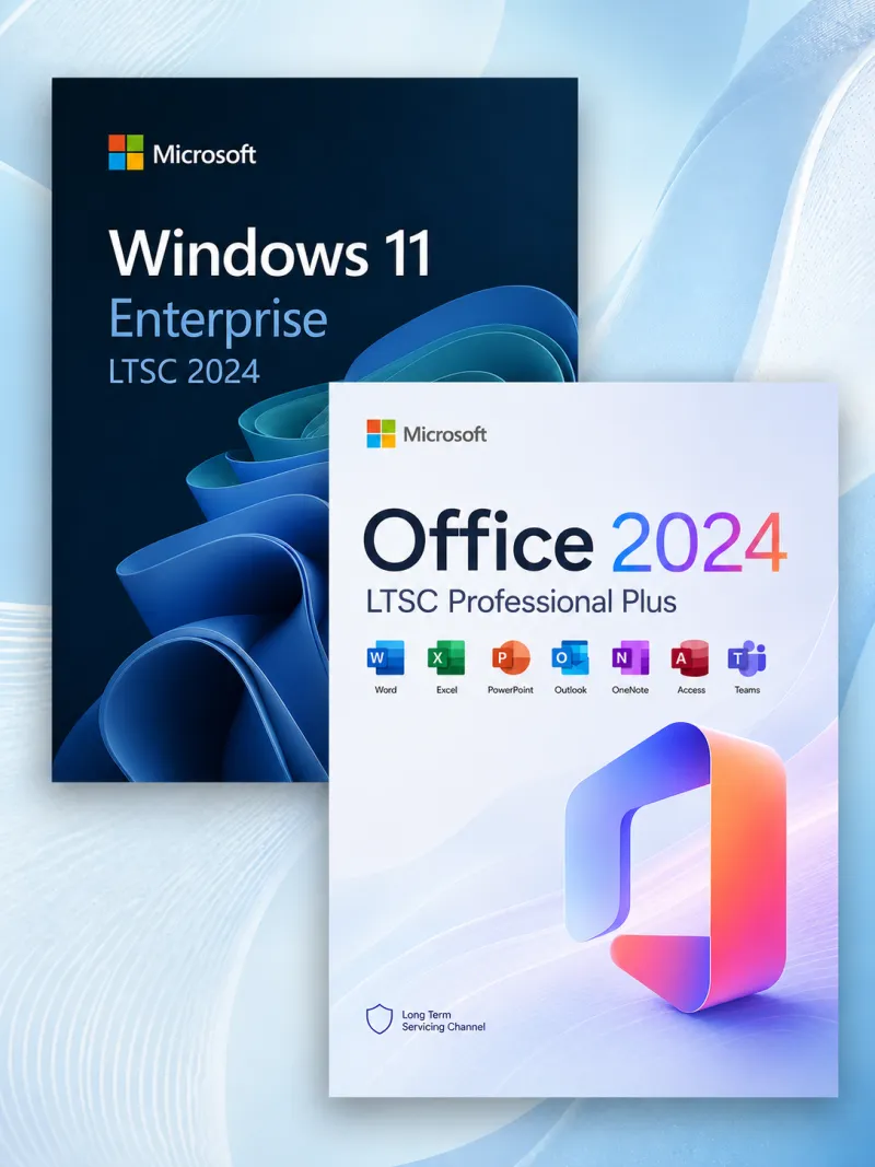 Купить Windows 11 Enterprise LTSC 2024 + Microsoft Office 2024 LTSC Professional Plus
