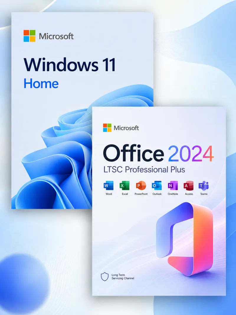 Купить Windows 11 Home + Microsoft Office 2024 LTSC Professional Plus