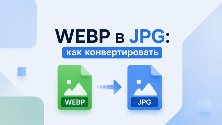 WEBP в JPG: почему скачивается и как конвертировать