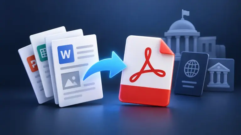 Как отправить документы в PDF для госуслуг, визы и банка